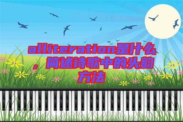 alliteration是什么,簡(jiǎn)述詩(shī)歌中的頭韻方法