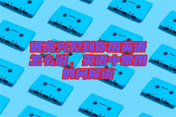 很高興見到你用英語怎么說,英語中常用的問候語