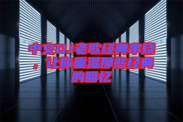 中文DJ老歌經典串燒，讓你重溫那些經典的回憶