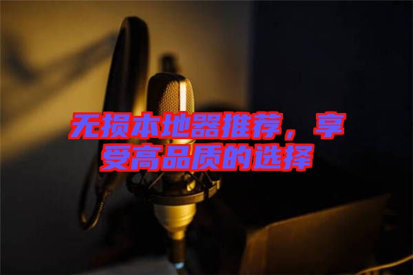 無損本地器推薦，享受高品質的選擇