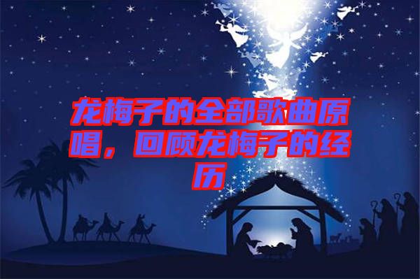 龍梅子的全部歌曲原唱,回顧龍梅子的經(jīng)歷