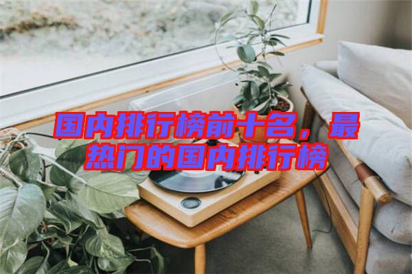 國內排行榜前十名，最熱門的國內排行榜