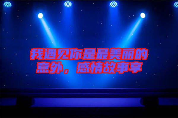 我遇見你是最美麗的意外,感情故事享