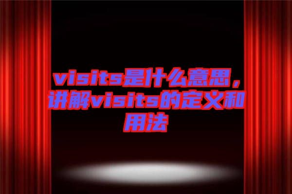 visits是什么意思,講解visits的定義和用法