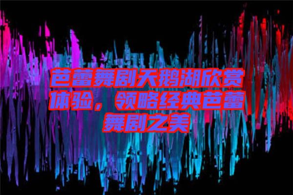 芭蕾舞劇天鵝湖欣賞體驗(yàn),領(lǐng)略經(jīng)典芭蕾舞劇之美