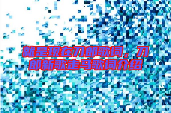 就是現在刀郎歌詞,刀郎新歌走馬歌詞介紹