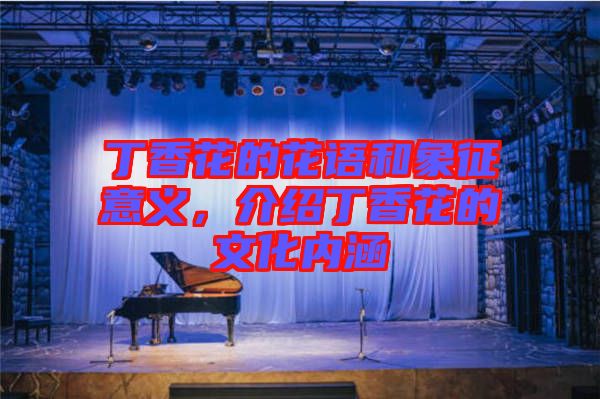 丁香花的花語和象征意義,介紹丁香花的文化內涵