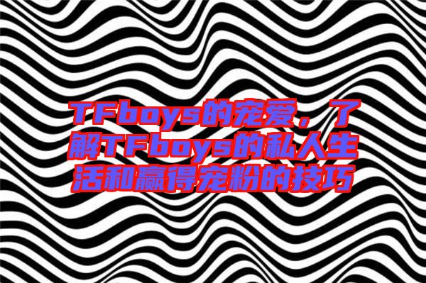 TFboys的寵愛,了解TFboys的私人生活和贏得寵粉的技巧