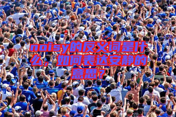 noisy的反義詞是什么，如何表達安靜的意思？