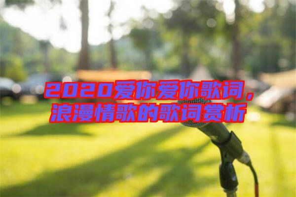 2020愛你愛你歌詞,浪漫情歌的歌詞賞析