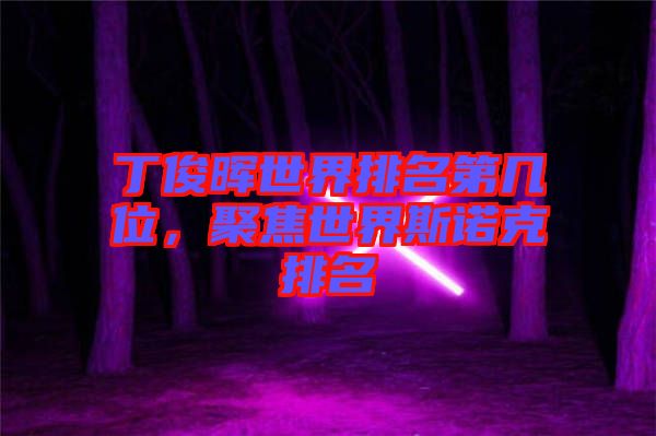 丁俊暉世界排名第幾位，聚焦世界斯諾克排名