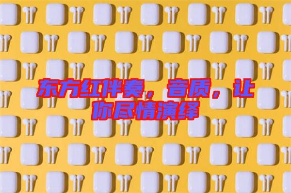 東方紅伴奏,音質(zhì),讓你盡情演繹