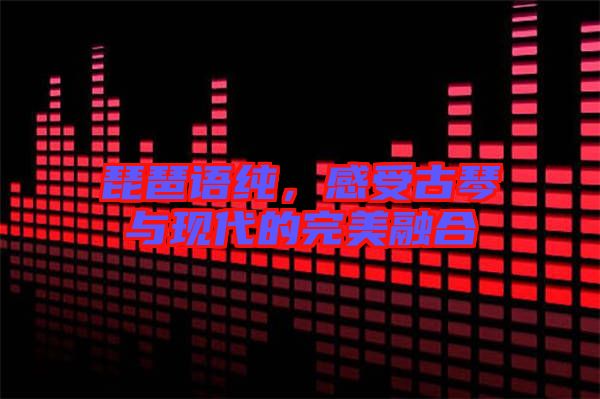 琵琶語純，感受古琴與現代的完美融合