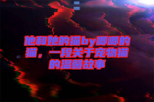 他和她的貓by唧唧的貓,一段關于寵物貓的溫馨故事