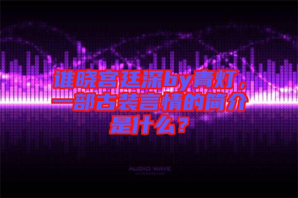 誰曉宮廷深by青燈,一部古裝言情的簡介是什么?