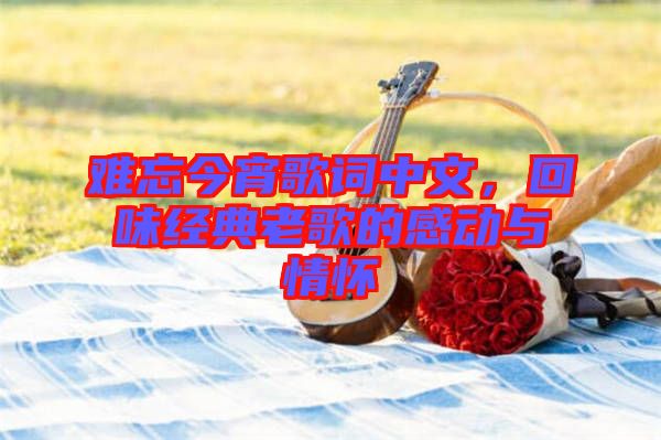 難忘今宵歌詞中文，回味經典老歌的感動與情懷
