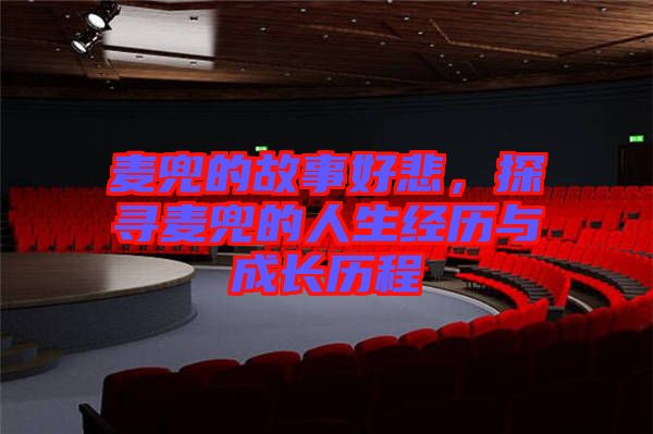 麥兜的故事好悲,探尋麥兜的人生經歷與成長歷程