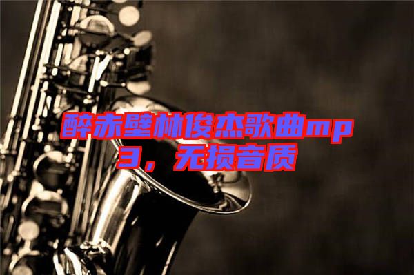 醉赤壁林俊杰歌曲mp3,無損音質