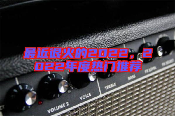 最近很火的2022,2022年度熱門推薦